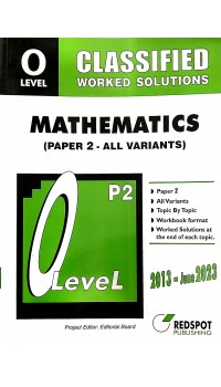 GCE O Level Classified Mathematics Paper 2